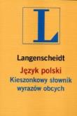 Okładka książki J. polski kieszonkowy słownik wyrazów obcych  ''L