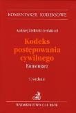 Okładka książki Kodeks postępowania cywilnego. Komentarz wyd. 5