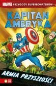 Marvel. Przygody superbohaterów. Kapitan Ameryka.. Autor: Opracowanie zbiorowe. Dadada.pl Okładka książki Marvel. Przygody superbohaterów. Kapitan Ameryka.