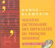 Okładka książki Nouveau Dictionnaire des difficultes du Francais moderne + płyta CD ROM