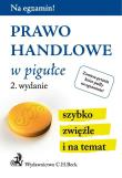 Okładka książki Prawo handlowe w pigułce