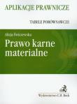 Prawo karne materialne. Aplikacje prawnicze. Autor: Świczewska Alicja. Dadada.pl Okładka książki Prawo karne materialne. Aplikacje prawnicze