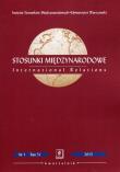 Opakowanie Stosunki Międzynarodowe nr 1 Tom 51/2015
