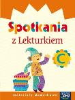 Szkoła na miarę Spotkania z lekturkiem C NE. Autor: Elżbieta Waszkiewicz, Katarzyna Skoczylas. Dadada.pl Okładka książki Szkoła na miarę Spotkania z lekturkiem C NE