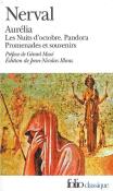 Okładka książki Aurelia precede de Les Nuits d'Octobre, Pandora et de Promenades et Souvenirs