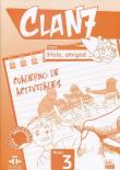 Clan 7 con ¡Hola, amigos! 3 zeszyt ćwiczeń. Autor: Castro Maria. Dadada.pl Okładka książki Clan 7 con ¡Hola, amigos! 3 zeszyt ćwiczeń
