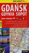 Opakowanie Gdańsk Gdynia Sopot plan miasta 1:26 000