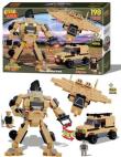 Opakowanie Klocki Best Lock 198 elementów Robo armia Military