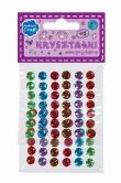 Opakowanie Kolorowe dżety kólka 78 sztuk kryształków
