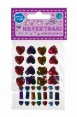 Opakowanie Kolorowe dżety serca 51 sztuk kryształków