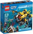 Lego City Łódź głębinowa. Autor: City. Dadada.pl Okładka książki Lego City Łódź głębinowa