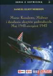 Morze Koralowe, Midway i działania okrętów podwodnych. Autor: Morison Samuel Eliot. Dadada.pl Okładka książki Morze Koralowe, Midway i działania okrętów podwodnych