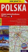 Opakowanie Polska mapa samochodowa 1:700 000