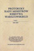 Opakowanie Protokoły Rady Ministrów Księstwa Warszawskiego Tom 1