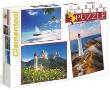 Opakowanie Puzzle 1x500+2x1000 Krajobrazy