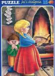 Opakowanie Puzzle maxi 15 elementów Jaś i Malgosia