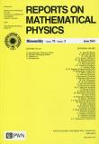 Opakowanie Reports on Mathematical Physics 75/3 2015 Kraj