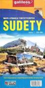 Okładka książki Sudety MApa atrakcji turystycznych 1:200 000 bpz