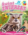 Świat zwierząt latające zwierzęta. Autor: Robert Dzwonkowski. Dadada.pl Okładka książki Świat zwierząt latające zwierzęta