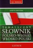 Okładka książki Tematyczny słownik polsko-włoski włosko-polski z płytą CD