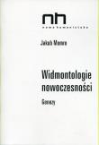 Widmontologie nowoczesności. Autor: Jakub Momro (red.). Dadada.pl Okładka książki Widmontologie nowoczesności