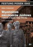 Wspomnienia mieszkańców Junikowa ze stycznia i lutego 1945 roku. Analiza socjologiczna. Autor: Czabański Adam. Dadada.pl Okładka książki Wspomnienia mieszkańców Junikowa ze stycznia i lutego 1945 roku. Analiza socjologiczna
