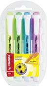 Opakowanie Zakreślacz Swing Cool etui 4 kolory STABILO