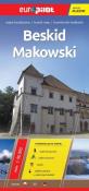 Beskid Makowski mapa turystyczna 1:90 000. Autor: Opracowanie zbiorowe. Dadada.pl Okładka książki Beskid Makowski mapa turystyczna 1:90 000