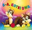 Biblioteczka niedźwiadka - A-A-A, kotki dwa. Autor: Jakub Kuźma (ilustr.). Dadada.pl Okładka książki Biblioteczka niedźwiadka - A-A-A, kotki dwa