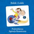 Bolek i Lolek Podwórkowa Agencja Kosmiczna. Autor: Kosik Rafał. Dadada.pl Okładka książki Bolek i Lolek Podwórkowa Agencja Kosmiczna