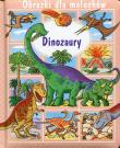 Dinozaury Obrazki dla maluchów. Autor: Beaumont Emilie. Dadada.pl Okładka książki Dinozaury Obrazki dla maluchów