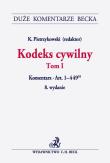 Kodeks cywilny. Tom I. Komentarz do art. 1-449. Autor: K.Pietrzykowski. Dadada.pl Okładka książki Kodeks cywilny. Tom I. Komentarz do art. 1-449