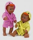 Opakowanie Lalka bobas Little Bathtime 25 cm żółta