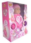 Opakowanie Lalka Julka nagrywająca śpioszki różowe z misiem