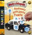 Okładka książki Mały chłopiec - Radiowóz Policjanta Pawła naklejki
