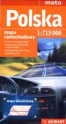 Okładka książki Polska 1:715 000 Mapa Samochodowa