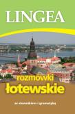 Rozmówki łotewskie ze słownikiem i gramatyką. Autor: Opracowanie zbiorowe. Dadada.pl Okładka książki Rozmówki łotewskie ze słownikiem i gramatyką
