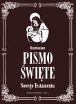 Ilustrowane Pismo Święte Nowego Testamentu. Autor: tłumaczenie ks.Jakub Wujek. Dadada.pl Okładka książki Ilustrowane Pismo Święte Nowego Testamentu