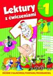 Lektury dla klasy 1 z ćwiczeniami. Autor: Anna Wiśniewska (red.), Micińska-Łyżniak Irena. Dadada.pl Okładka książki Lektury dla klasy 1 z ćwiczeniami