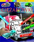 Naklejkowe łamigłówki - Ciężarówki. Autor: Beaumont Emilie. Dadada.pl Okładka książki Naklejkowe łamigłówki - Ciężarówki