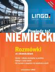 Niemiecki Rozmówki ze słowniczkiem. Autor: Dominik Piotr. Dadada.pl Okładka książki Niemiecki Rozmówki ze słowniczkiem