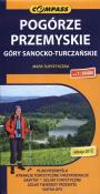 Okładka książki Pogórze Przemyskie Góry Sanocko-Turczańskie mapa turystyczna