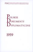Polskie Dokumenty Dyplomatyczne 1959. Autor: praca zbiorowa. Dadada.pl Okładka książki Polskie Dokumenty Dyplomatyczne 1959