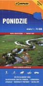 Ponidzie skala 1:75000. Autor: praca zbiorowa. Dadada.pl Okładka książki Ponidzie skala 1:75000