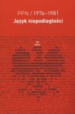 Okładka książki PPN język niepodległości 1976-1981