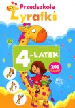Przedszkole żyrafki. 4-latek Teczka. Autor: Lekan Elżbieta, Joanna Myjak (ilustr.). Dadada.pl Okładka książki Przedszkole żyrafki. 4-latek Teczka
