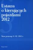 Okładka książki Ustawa o kierujących pojazdami 2012