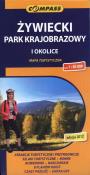 Okładka książki Żywiecki Park Krajobrazowy i okolice mapa turystyczna