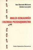 Okładka książki Analiza działaności i rozwoju przedsiębiorstwa