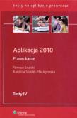 Okładka książki Aplikacja 2010. Prawo karne
